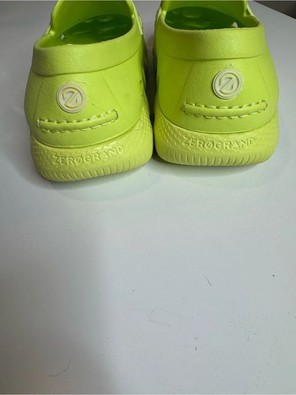 Cole Haan 4.Zerogrand All Day Shoes size 8 Sunny Lime Chunky Platform Loafer - Picture 4 of 8